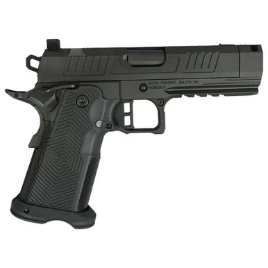 Alpha Foxtrot AF1911 Romulus, 9MM, 3.5" Barrel, 17 & 20 Rds, Black DLC
