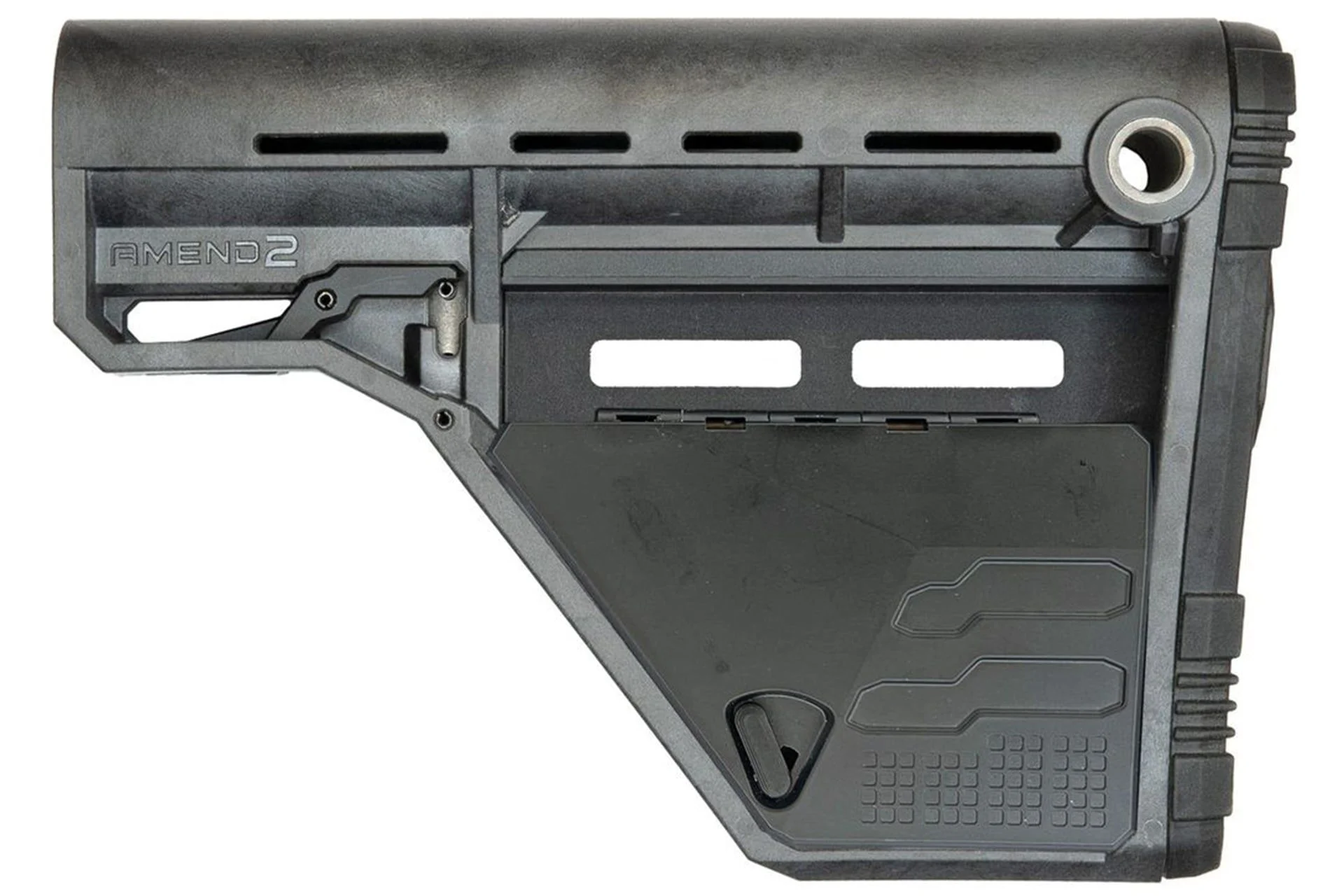 Amend2 AMS Modular Mil-Spec Carbine Carbon-Reinforced Stock Lower Storage Only Storage Lite Model - A2AMSLOWSCBN