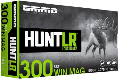 Ammo Inc Signature, 300 Win Mag, 180 gr, Super Shock Tip, 200 Rds, Brass