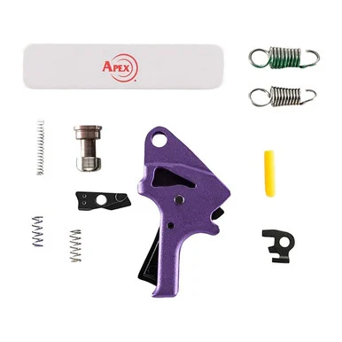 Apex Tactical Specialties M&P 2.0 Flat Faced Forward Trigger Kit, Polymer, Purple