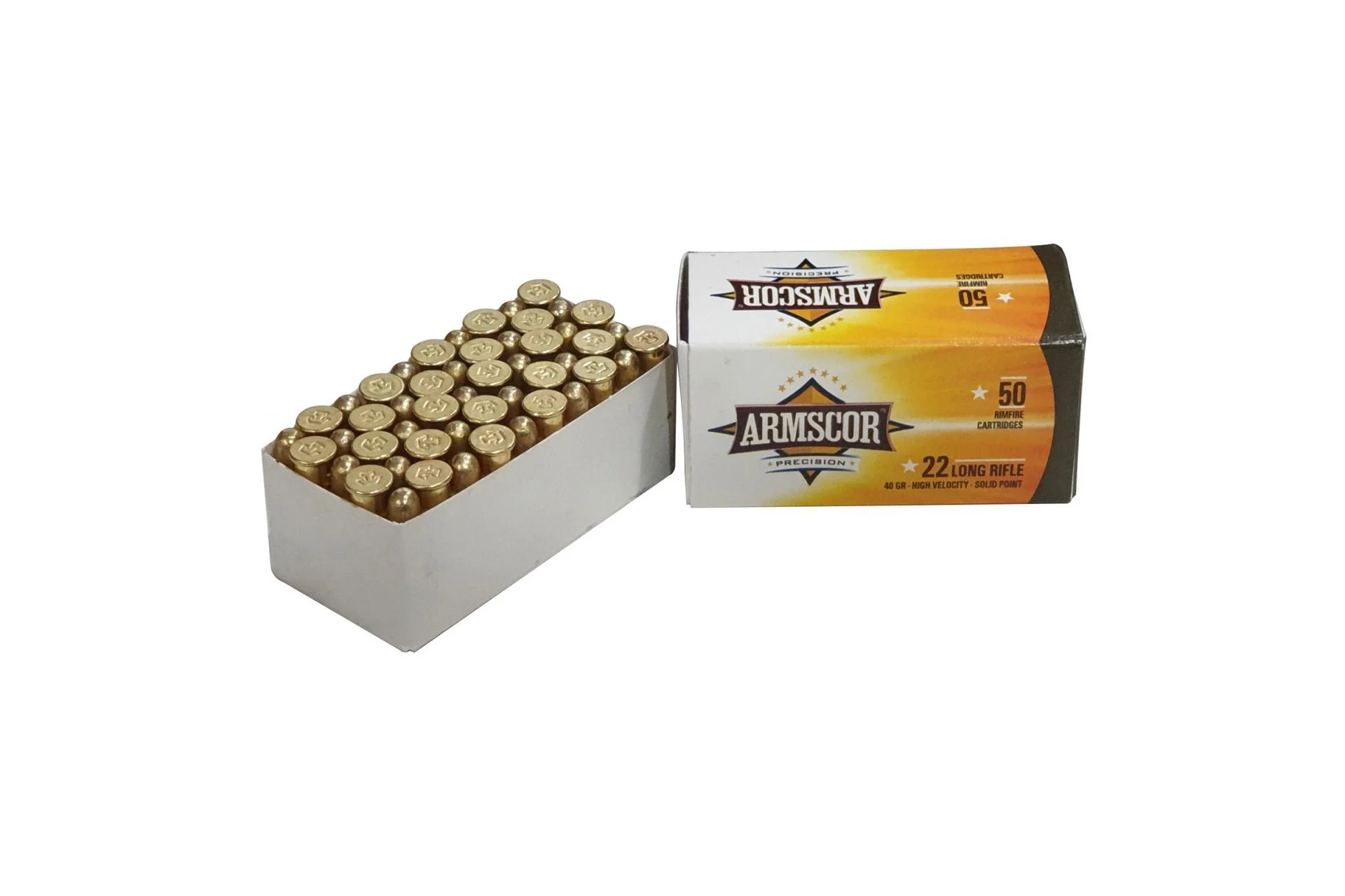 Armscor 50439 Rimfire 22 LR 40 gr Solid Point Rimfire Ammo - 50 Rounds - 139927