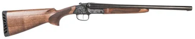ATI Road Agent, 20GA, 18.5" Barrel, 2 Rds, Silver Engraved Receiver