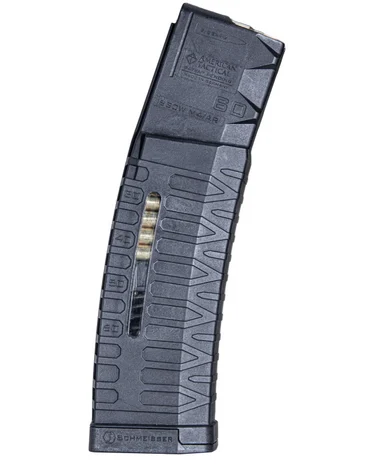 ATI Schmeisser S60 G2 MLE Magazine, 5.56/.223, AR-15, 60 Rds, Black Polymer
