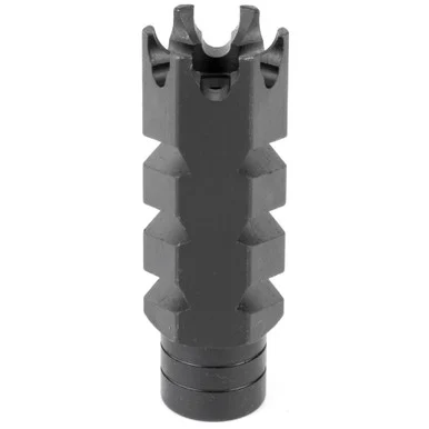 ATI Shark Muzzle Brake, 1/2-28 Thread, Black Oxide Finish