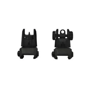 ATI Tactical Flip Up Front/Rear Sights, Polymer, Adjustable A2 Front Sight, 2 Aperture Rear Sight