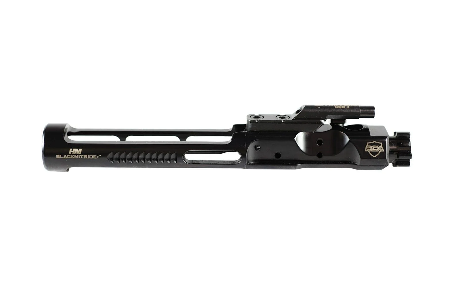 Rubber City Armory Low Mass Competition AR-15 BCG w/ Adjustable Gas Key - 111-AGK