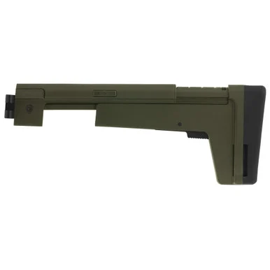 B5 Systems AK Stock, Collapsible Length of Pull Adjustment, Olive Drab Green