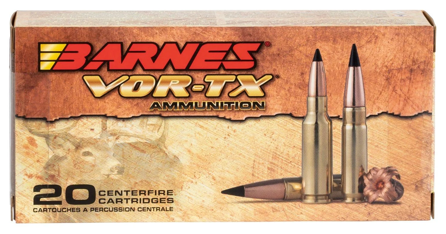 Barnes Bullets 30829 VOR-TX 6.5 Grendel 115 gr 2590 fps Tipped TSX Boat-Tail Rifle Ammo - 20 Rounds - 118443