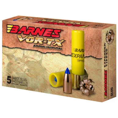 Barnes VOR-TX, 20GA, 3" Barrel, 5 Rds, Brass