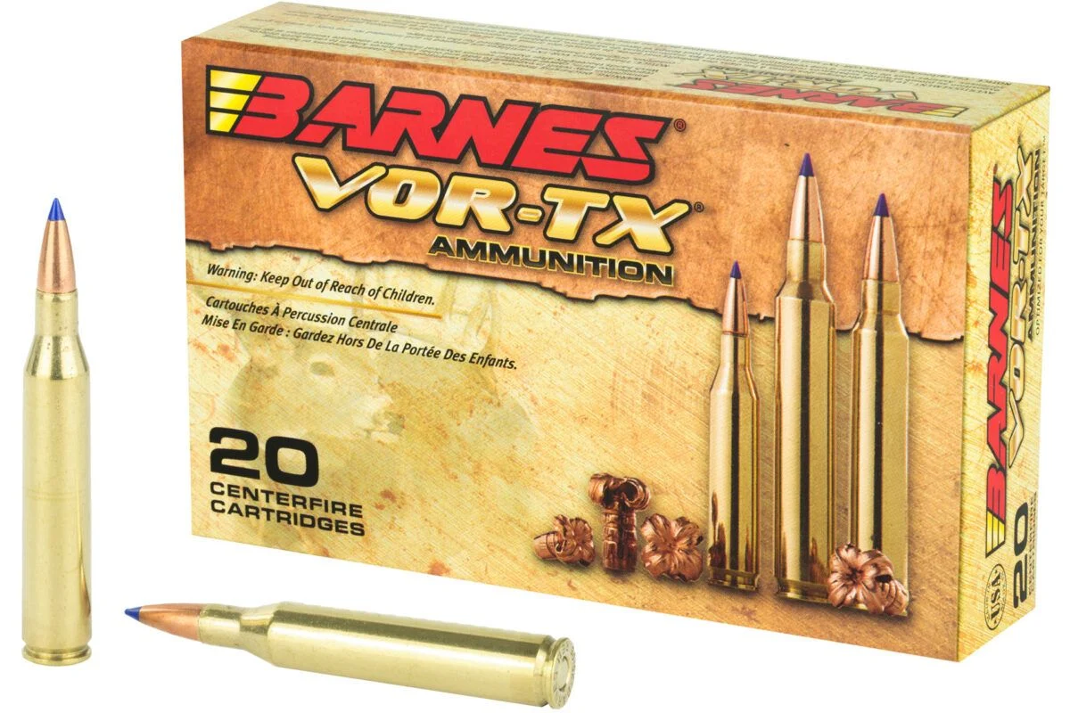 Barnes VOR-TX 25-06 Rem 100 Grain Tipped Triple Shock X Rifle Ammo - 20 Rounds - BB25062