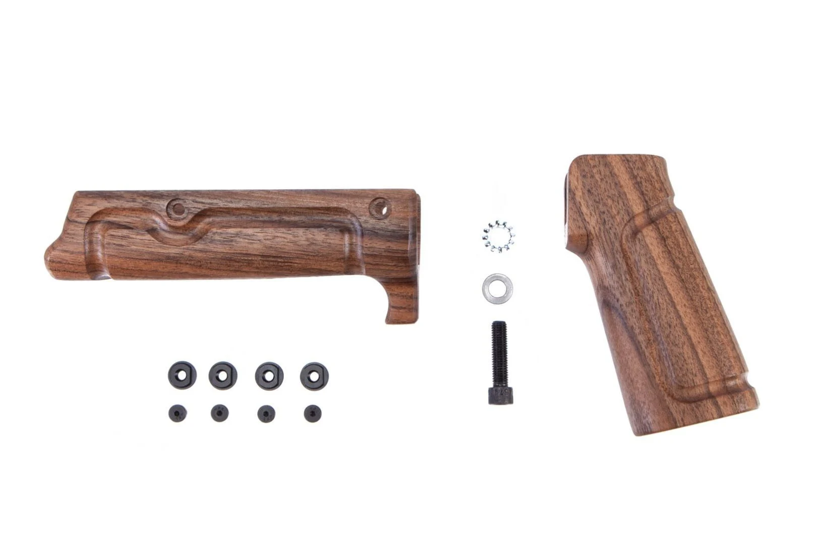 Battle Arms 2 Piece French Walnut Wood Furniture Kit for Rigidrail and Workhorse Series of Rails - BAD-WOOD-FW