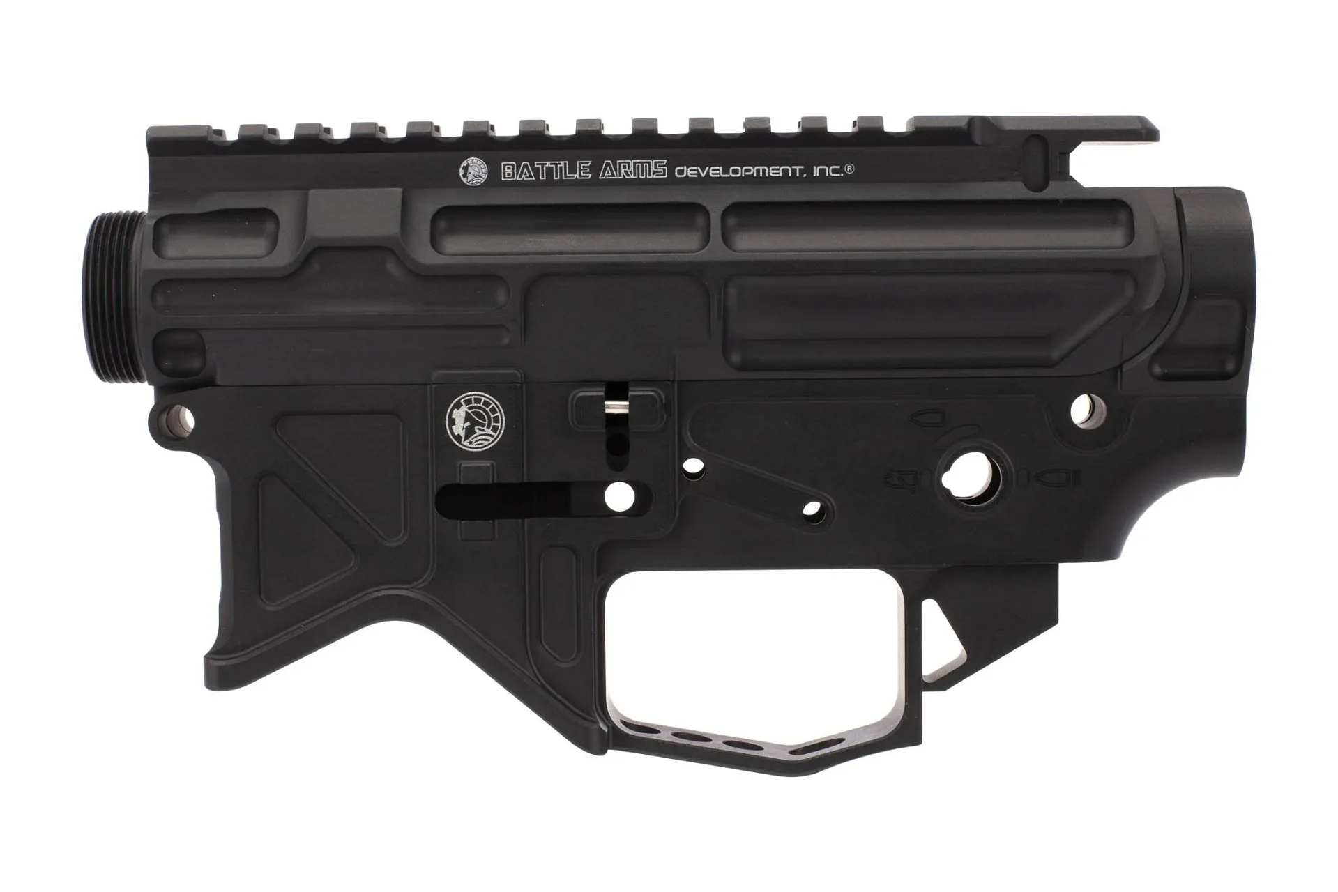 Battle Arms BATTLEARMS Ambidexterious Lower 7075-T6 Billet Receiver Set - Black Anodized Finish - BAD556-SET
