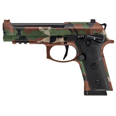 Beretta 92XI American Combat, 9MM, 4.7" Barrel, 10 Rds, BDU Camo