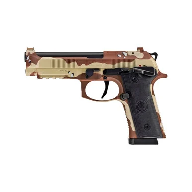 Beretta 92XI American Combat, 9MM, 4.70" Barrel, 18 Rds, Chocolate Chip Cerakote