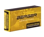 Berger Match Grade 223 Ammo 73 Grain Hollow Point Boat Tail