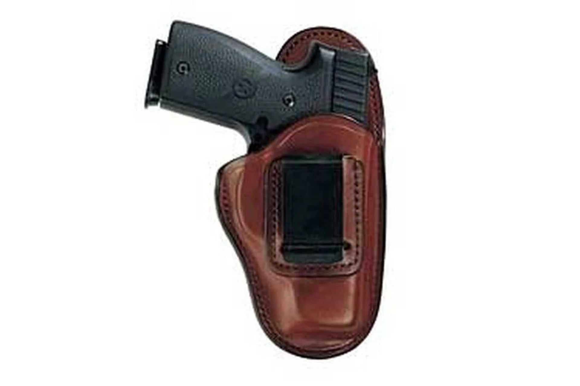 Bianchi 19226 100 Professional Size 09 IWB Leather Tan Belt Clip Fits Walther PPK/Bersa Thunder/Diamondback DB Right Hand - 34688