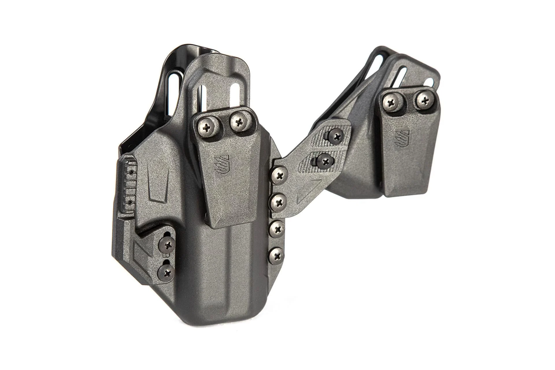 Blackhawk 416101BK Stache Premium Holster Kit IWB Black Polymer Belt Clip Compatible w/Glock 26 Ambidextrous - 416101BK