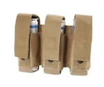 BlackHawk S.T.R.I.K.E. Gen-4 Molle System Triple 40mm Grenade Pouch, Coyote Tan