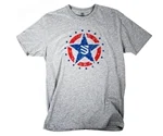 Blackhawk Trident Star Logo T-Shirt, Grey, 2XL