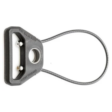 Blue Force Gear Molded Universal Wire Loop Sling Attachment Push Button 2.75" Black