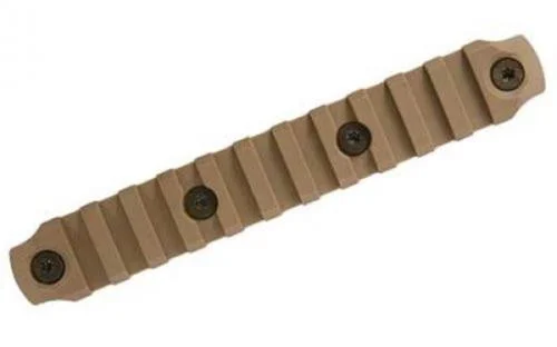 Bravo Company Gunfighter Keymod Nylon Rail Section 5.5", Flat Dark Earth