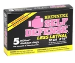 Brenneke USA Self Defense Less Lethal 12 Gauge Ammo 2 3/4" 1/3 oz Lead Free Slug - SL-122SDLL