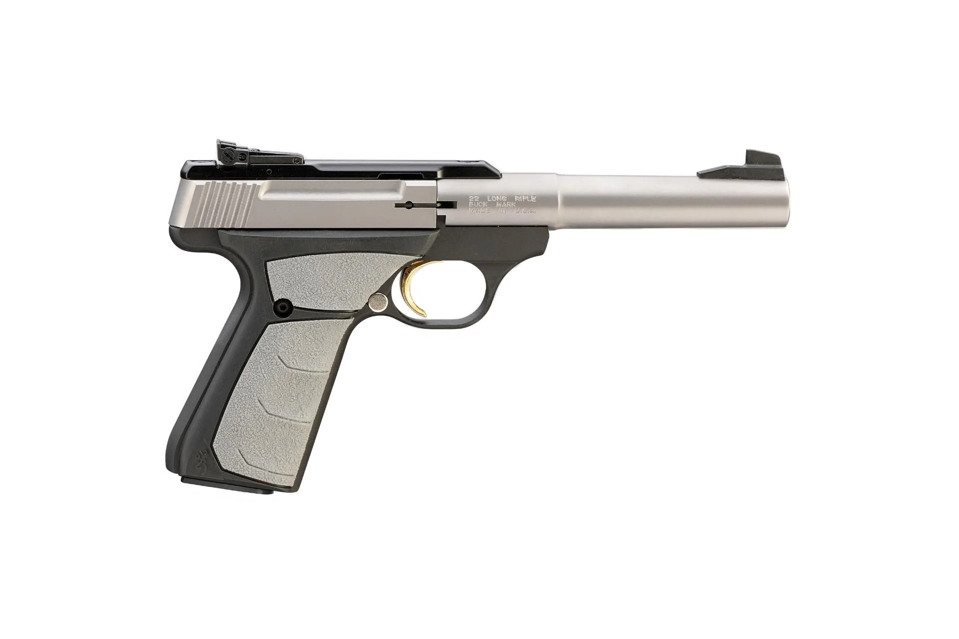 Browning Buck Mark Camper 5.5" 22LR 10Rd Target Semi-Auto Pistol - Stainless - 51483490