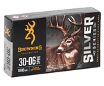 Browning Silver Series 30-06 Springfield Ammo 180 Plated Soft Point