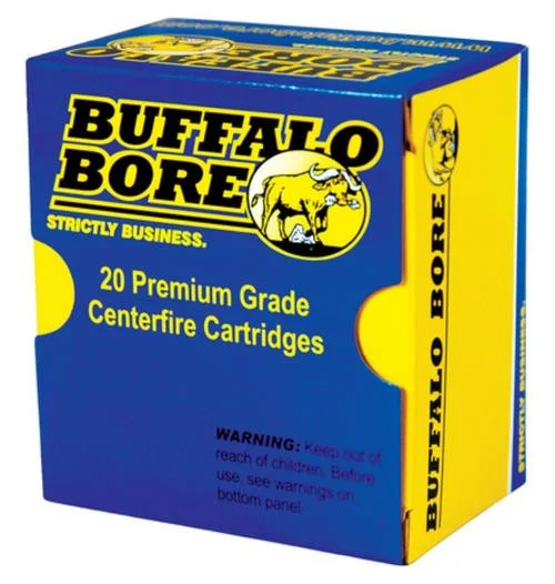 Buffalo Bore .45 Colt 255gr, Hard Cast, 20rd Box