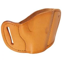 Bulldog Cases Molded Leather OWB Holster, Right Hand, Size Small (Tan)