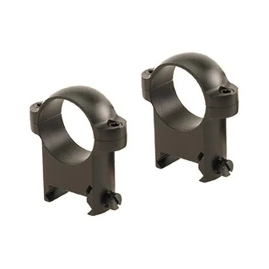 BURRIS Zee Weaver-Style 1in High Matte Black Rings (420087)