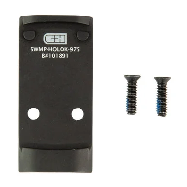 C&H Precision SWMP-HOLOk-975, Optic Mounting Plate, Anodized Finish