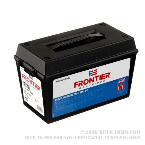 150 Rounds of 5.56x45 Ammo in Field Box by Hornady Frontier - 55gr FMJ
