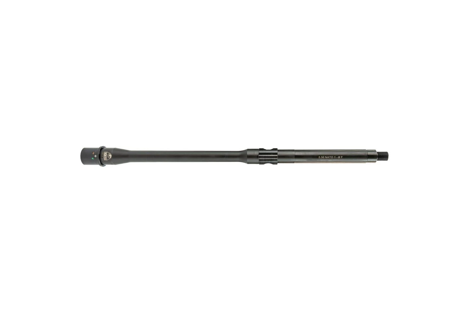 Faxon 16" Gov't/Socom Profile AR15 Barrel 556 Nato Pinned Gas Block 1:8 Twist - 15A58M16NSQ-APGB