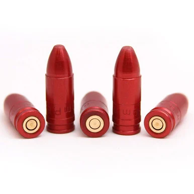 CARLSONS 9mm Aluminum 5-Pack Snap Caps (00058)