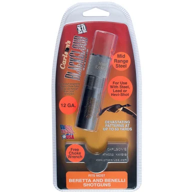CARLSONS Beretta Benelli Mobil 12Ga Black Cloud Waterfowl Choke Tubes (09002)