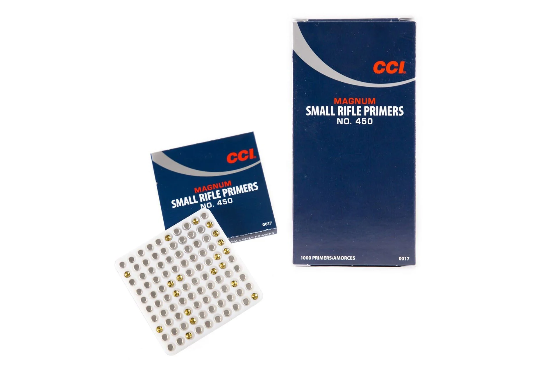 CCI 0017 Magnum Rifle No. 450 Small Magnum Rifle Multi-Caliber Rifle 1000 Per Pack - 64441