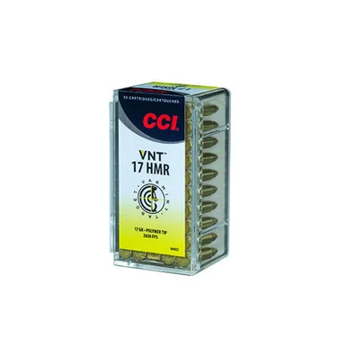 CCI Varmint .17 HMR 17Gr VNT 50rd Box Rimfire Ammo (959CC)