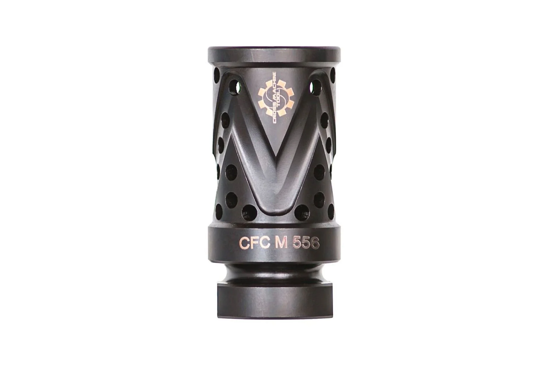 Cross Machine Tool 5.56 Mini Tactical Combat Flash Compensator - 1/2-28 - CFC-M-556