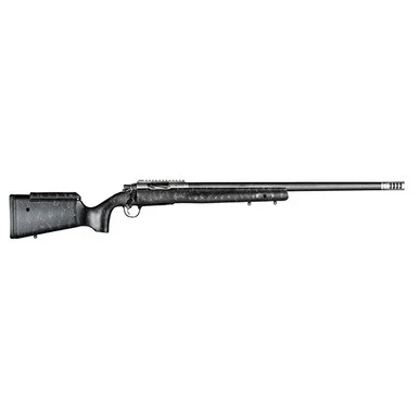 Christensen Arms ELR, .338 LAPUA MAGNUM, 27.00" Barrel, 3+1 Rds, Black with Gray Webbing