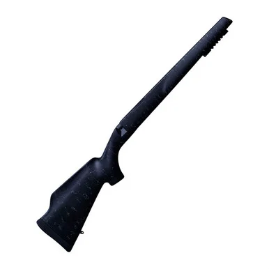 Christensen Arms Monte Carlo CF Composite Stock, Black/Gray Finish, Black with Gray Webbing