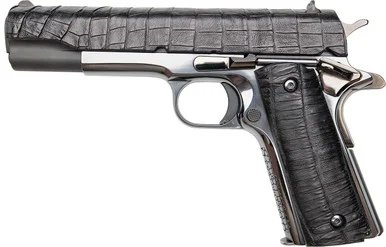 CNC Firearms Colt 1911, 45 ACP, 5.00" Barrel, Alligator Leather Finish
