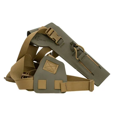 Cole-TAC Varmint Wrangler Holster, Ranger Green, Lightweight Chest Holster for Suppressed .22 Pistols