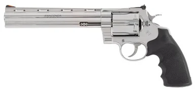 Colt Anaconda, .45 Colt, 8.00" Barrel, 6 Rds, Semi-Polish Stainless