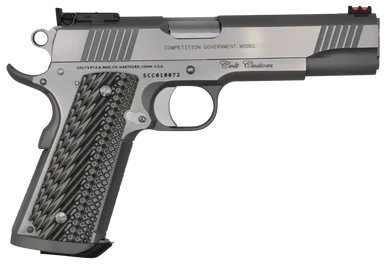 Colt Custom Competition, 38 SUPER, 5.00" Barrel, 9+1 Rds, Brushed Stainless