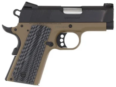 Colt Defender, .45 ACP, 3.00" Barrel, Black Slide, FDE Frame