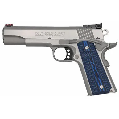 Colt Gold Cup 1911, .45ACP, 5.00" Barrel, 8+1 Rds, Silver Finish| - Blackstone