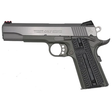 Colt Government 9mm Series 70, 9MM, 5.00" Barrel, 9+1 Rds, Jungle Green Stainless