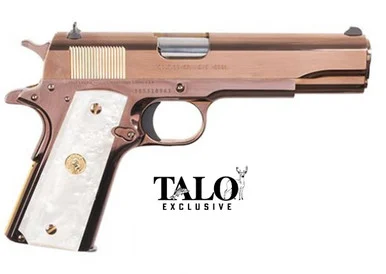 Colt Govt Mod Rose Gold 38Super TALO, 38 SUPER, 5.00" Barrel, 9 Rds, High Polished Rose Gold