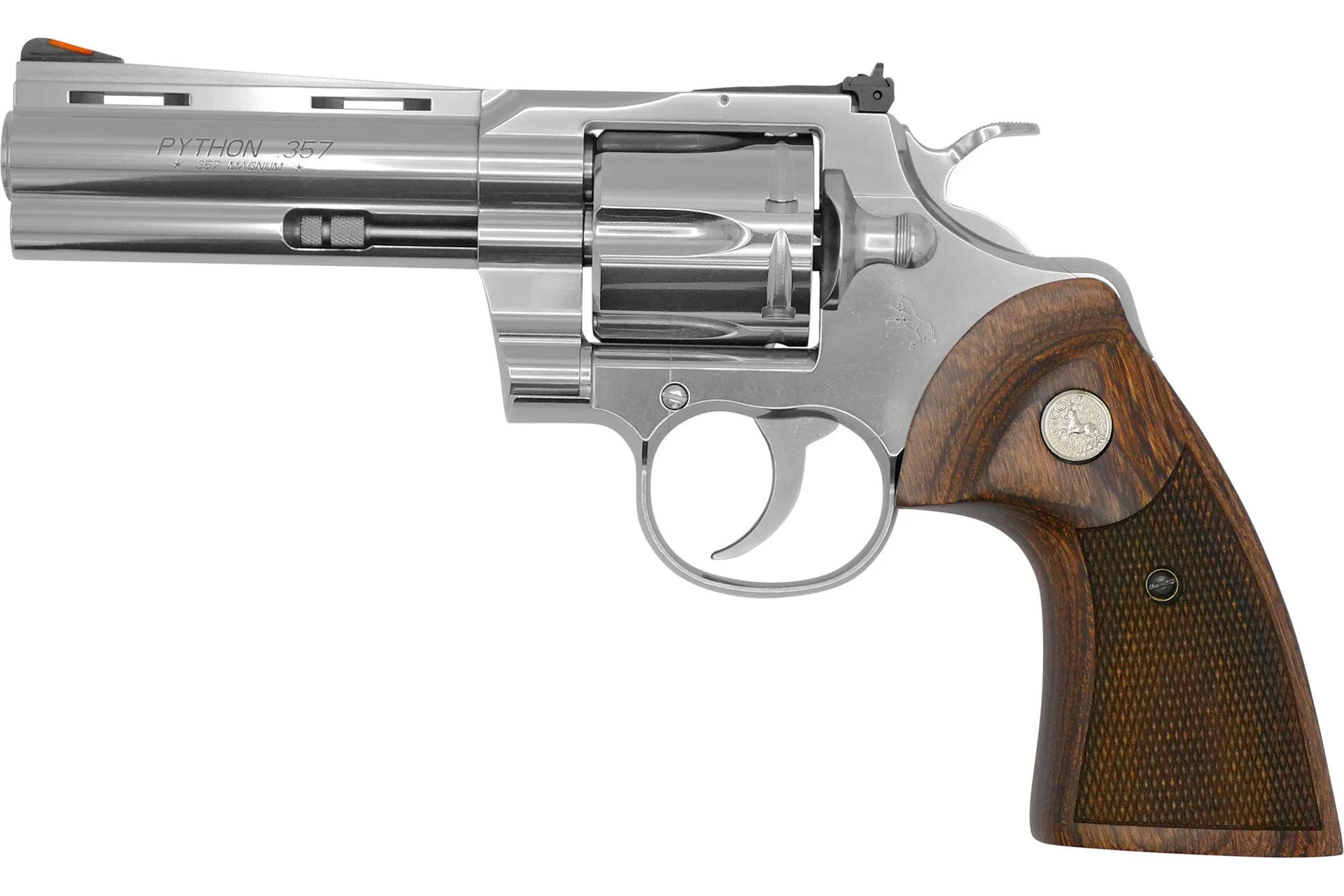 Colt's Manufacturing Python 357 Magnum 4.25" Barrel 6Rd - Silver - CTPYTHON-SP4WTS